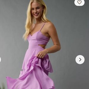 American Eagle Cut-Out Tiered Maxi Dress NWOT